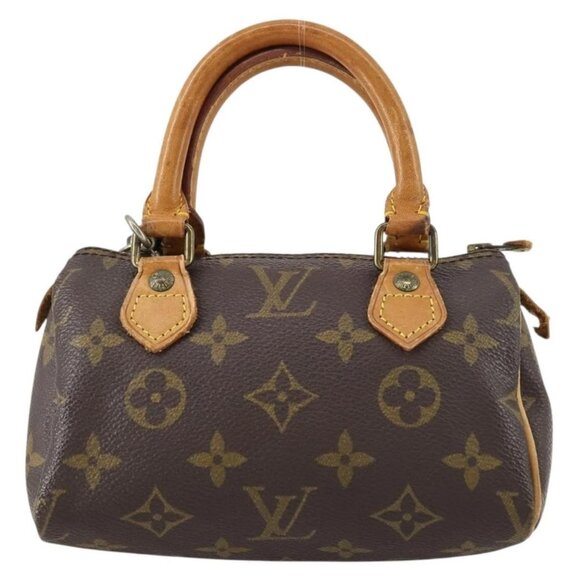 LOUIS VUITTON Monogram Mini Speedy Hand Bag M41534 LV Auth hk3156 - Picture 2 of 16